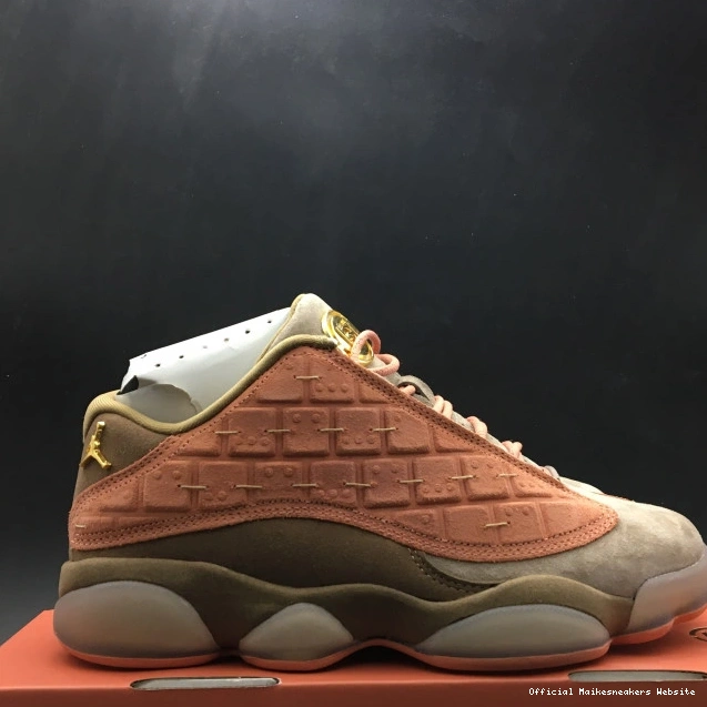 Official Maikesneakers Sepia Air 13 CLOT Blush Jordan Canteen-Terra AT3102-200 Stone x Low 0811